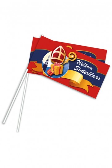 Zwaaivlaggetje Sinterklaas per 50