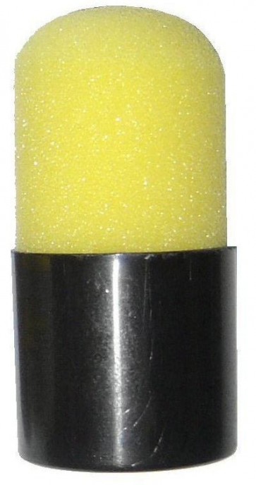 PXP Professional Colours Mini Foam Spons in houder diameter 3,5 cm hoogte 7 cm