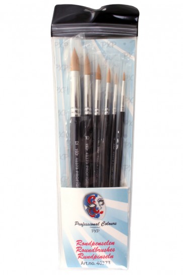 PXP Professional Colours 6 brushes Round profigrime synthetic