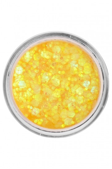 PXP pressed chunky glitter cream honey yellow chameleon 10 ml