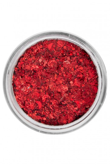 PXP pressed chunky glitter cream coral red 10 ml