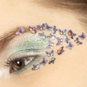 PXP pressed chunky Butterflies multi colored cream 10 ml