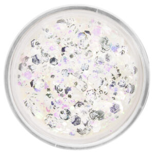 PXP pressed chunky glitter cream iceberg white 10 ml